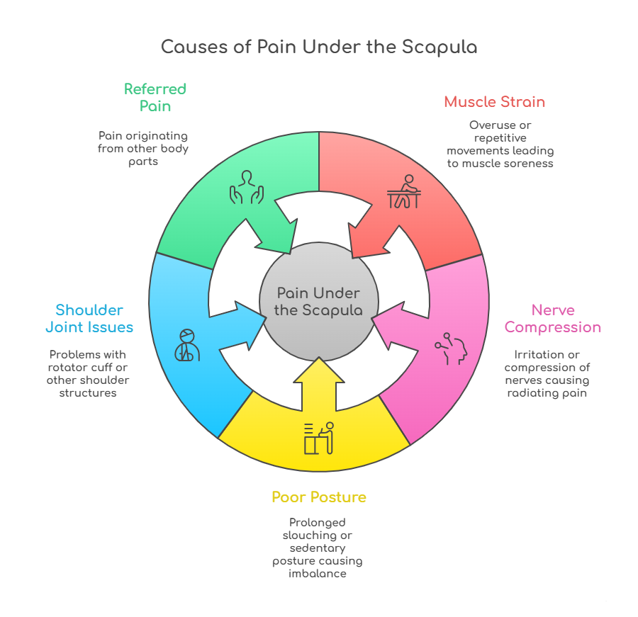 Causes of Shoulder Pain Under the Scapula